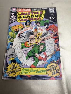 Justice League of America 67 Neal Adams cover Silver Age DC 1968 Sekowsky Fox