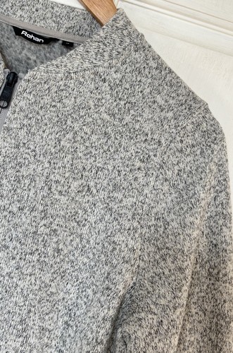 Rohan Isla Damenjacke UK 14 grau Größe Medium lang Polyesterfleece - Bild 2 von 11