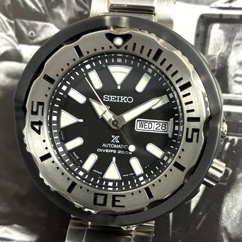 Seiko 2016 Vintage “Baby Tuna” 200M Diver’s Watch 52mm 4R36-05R0 Box/Papers NICE