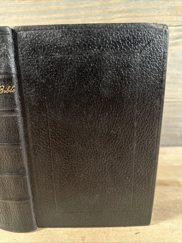1729 HOLY BIBLE john baskett RARE leather OXFORD antique OLD rare - Image 2 of 4
