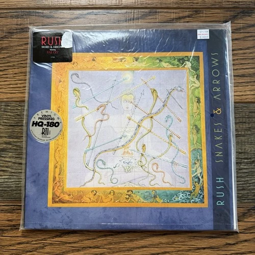 Rush Snakes & Arrows 2LP 180g Vinyl 2007 Atlantic Rock Prog Hype Stickers Sealed
