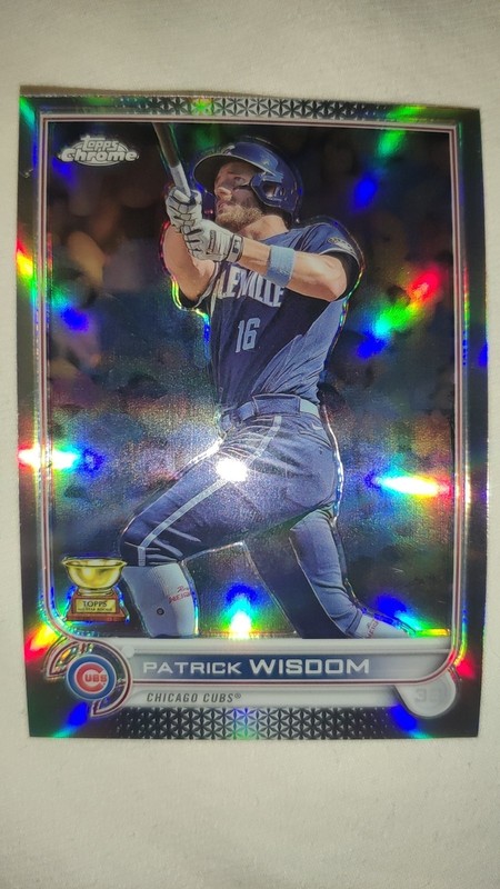 2022 Topps Chrome - Patrick Wisdom #198 Refractor Chicago Cubs MLB NM