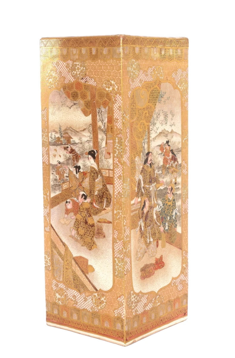 萨摩锦光山在日本古董花瓶| eBay