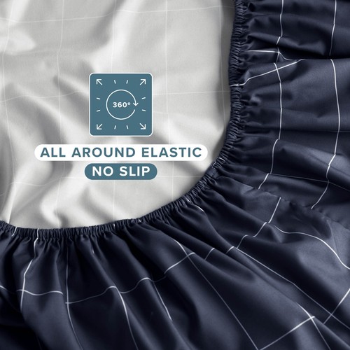 Bare Home 1800 Ultra-Soft Sheet Set Prints - Deep Pockets - Bild 18 von 126