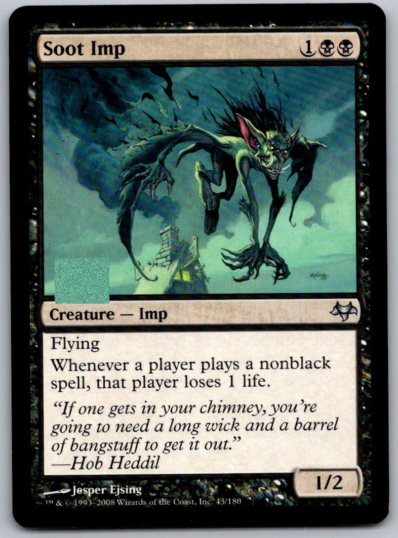 Soot Imp 43 Uncommon Eventide Magic: The Gathering Lightly Played