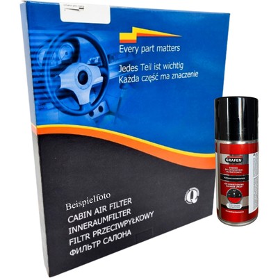 KRAFT AUTOMOTIVE Innenraumfilter + Klima Refresh für ABARTH 500 595 695 500C