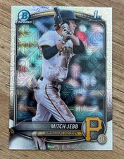 2025 Bowman Mitch Jebb BCP-41 1st Mojo Refractor Pittsburgh Pirates