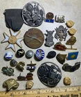 From New Mexico estate-Large lot of military insignia/medals/pins-WW2 and later?