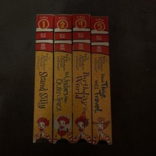 The Wacky Adventures of Ronald McDonald Set of 4 VHS Tapes McDonalds Toy Movies