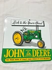 Vintage ANDE ROONEY Porcelain Enameled JOHN DEERE Advertising Sign 2000