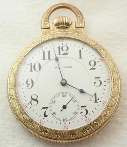 ANTIQUE 18s WALTHAM APPLETON TRACY 17 JEWEL 17J POCKET WATCH