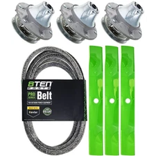8TEN Blade Spindle Belt Kit for John Deere Ztrak Z735E 60-Inch UC14208 AUC13154