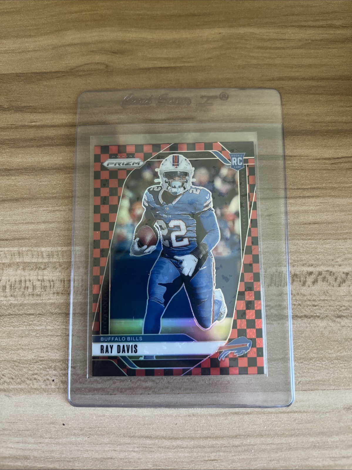 2024 Panini Prizm - Rookies Ray Davis #382 Black & Red Checker Prizm (RC)