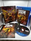 Doom Eternal CIB W/ Factory Sealed Steel Book - Sony PlayStation 4 - Tested