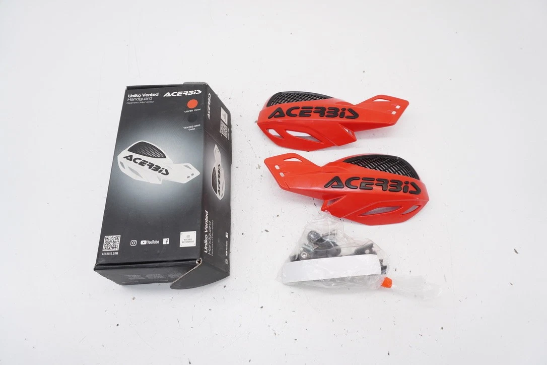 Acerbis Uniko Vented Handguards Red/Black 2072670004 M10