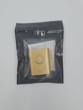 Ring Video Door Bell 3 & 3 Plus Faceplate Gold Metal Brand New