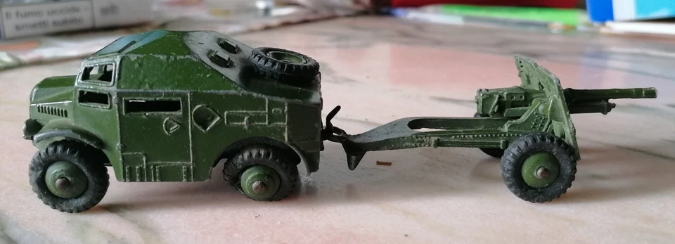 SET 8 MILITARY DINKY TOYS MECCANO LTD - VINTAGE ANNI '60  - Immagine 4 di 4