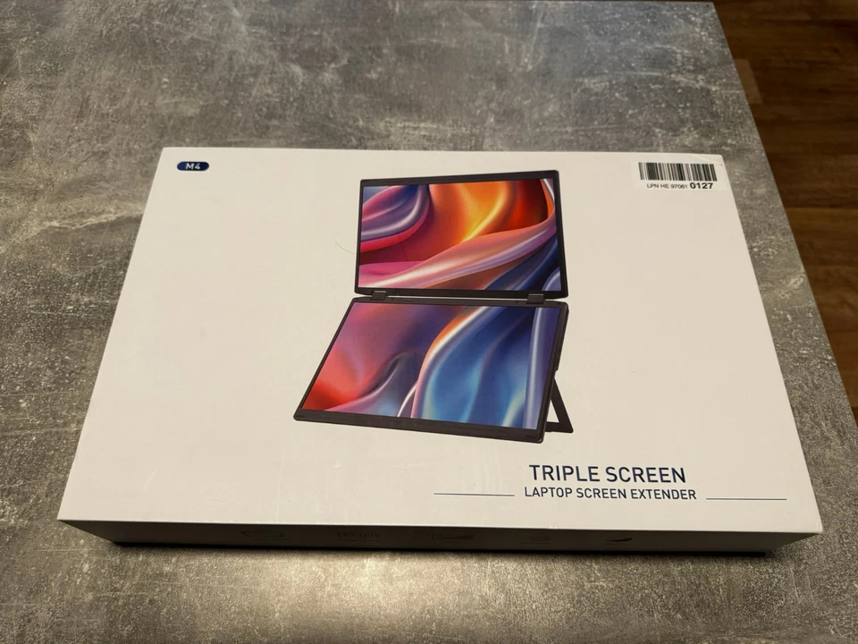 15,6 Zoll 1080P Dual Tragbarer Monitore Faltbarer Triple  Laptop Screen Extender