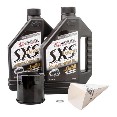 Tusk 1529860616d16d-cbe2fa 4-Stroke Oil Change Kit Maxima SXS Synthetic 5W-50