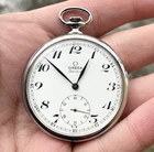 Omega Geneve Vintage Pocket Watch 1973 15 Jewels Works Good 42 Hours!