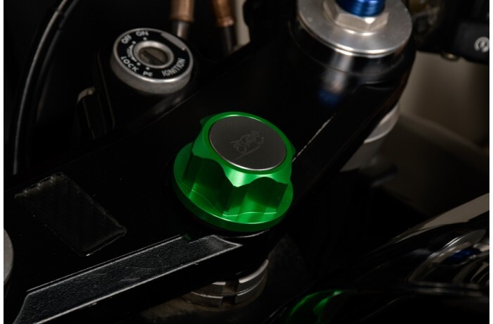 Écrou de potence YAMAHA FZ6 N en titane vert de haute précision