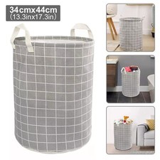 Large Foldable Storage Laundry Hamper, Dirty Clothes Basket, Wash Bag Organizer