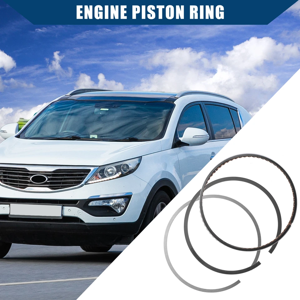 1 Set 13011-P3F-003 Piston Ring for Honda CR-V EX LX SE 2.0L L4 2001 Durable - Изображение 4 из 4