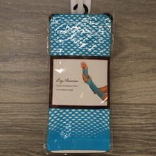 New Leg Avenue 2024 Blue Triangle Net Fingerless Gloves