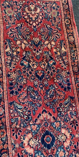 ANTIQUE AMERICAN SAROUK RUNNER 2'6"x6'3" FT - Picture 5 of 6