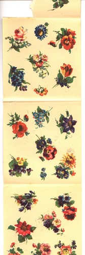 FLORES FAVORITAS, Tuck desplegable, 51, FOLLETO DE ARTE DE HERMOSAS IMÁGENES DE TRANSFERENCIA - Imagen 2 de 5