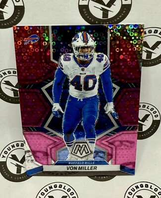 2022 Mosaic No Huddle Von Miller Pink No Huddle 8/20 *Pack Fresh* Buffalo Bills