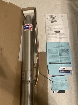 Flint & Walling 4f10S10301 Pump 3 Wires 10 GPM 6.8a AC 230v 1HP
