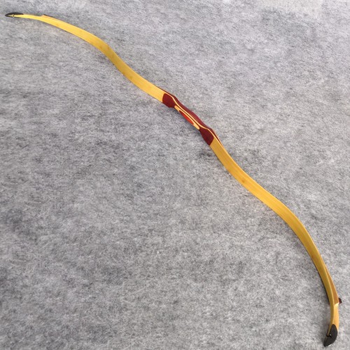 15-50lbs Traditional Recurve Bow Wooden Longbow Tartar Archery Hunting Target - Picture 10 of 12