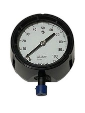 ASHCROFT AISI 316 Tube Steel Socket Welded Pressure Gauge Max 0-100PSI - New