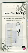 New SIM Card Adapter Kit w/ Standard Micro, Nano Card Adapters Universal Set#502