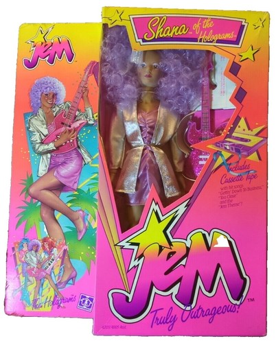 Vintage 1987 Jem and The Holograms JETTA of the Misfits Doll