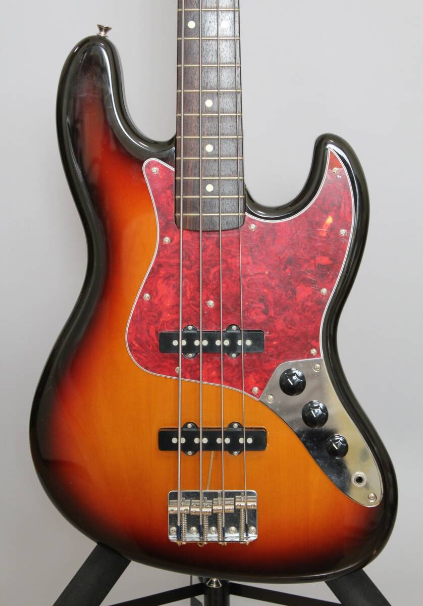 ベース Fender Japan Jazz Bass AJB-58 Electric Bass Guitar Fender JB62-58 Jazz Sunburst S/N