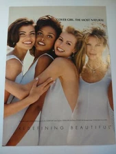 Cover Girl Redefining Beautiful The Most Natural Vintage 1990s Print Ad
