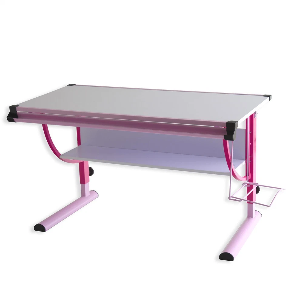 Kinderschreibtisch Schreibtisch für Kinder Schüler Jugend höhenverstellbar pink - Bild 2 von 4