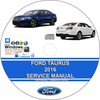 Ford Taurus 2016 Factory Workshop Service Repair Manual + Wiring Diagrams