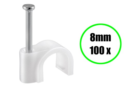 MutecPower Kabelschellen 400 Stück - 6-10mm Schwarz Weiß Set