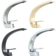 Bathroom Sink Faucet Brass Waterfall Single Handle One Hole Basin Mixer Tap