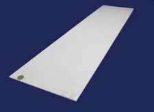 Delrin Acetal Sheet, White POM  (3/16")  .187" Thick x 12" Width x 48" Length