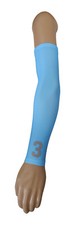 CUSTOM Number Letters Light Blue Youth Adult Arm Sleeve Football Baseball