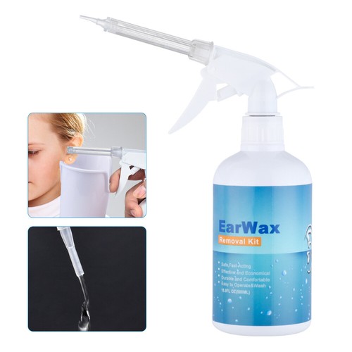 500ML Ear Wash Earwax Removal Tool Kit Ear Irrigation Washer Bottle System New - Picture 4 of 12