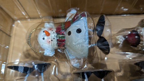 New Santa & Snowman Tic Tac Toe Board by Home Interiors 12 1/2" X 12 1/2" V13820 - Picture 6 of 8