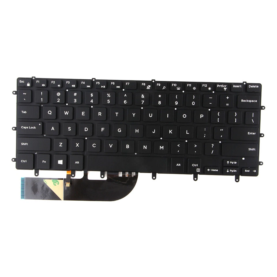 Novo teclado dos EUA com luz de fundo para Dell XPS 15 9550 9560 9570 7590 GDT9F 0GDT9F - Imagem 2 de 4