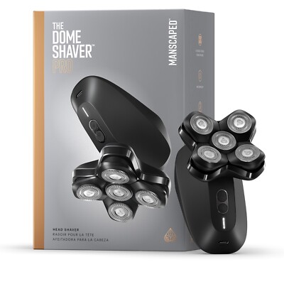 MANSCAPED  The Dome Shaver  PRO Head Shaver for Bald Men   Five Rotary Blades