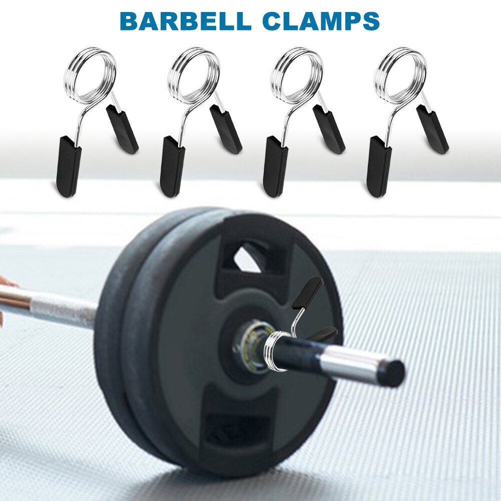 4pcs 25mm Barbell Clamp Easy Install Home Clip Collar Weight Lifting