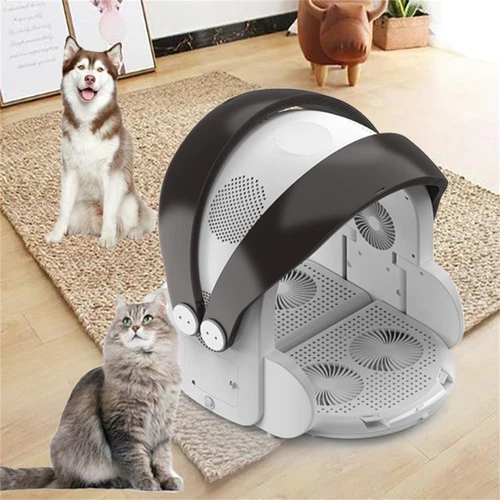 Foldable Automatic Pet Dryer Box for Cats Dogs Cat Hair Dryer High-Velocity Fans - Picture 18 of 24